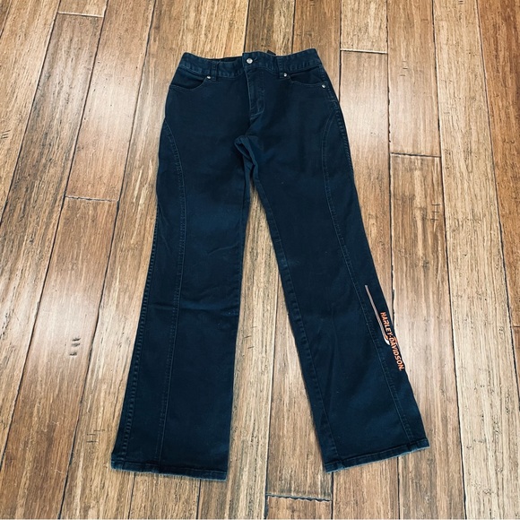 Harley Davidson Black Racing Pants - Picture 3 of 13